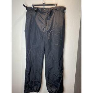 Sierra sport, unisex ski pants, black, fleece lined, large